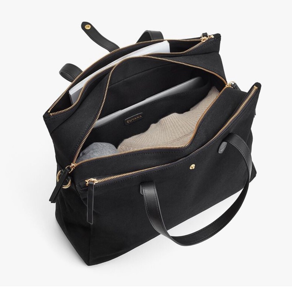 Cuyana Triple Zipper Overnight Bag